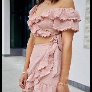 TOBI pink 2 piece set